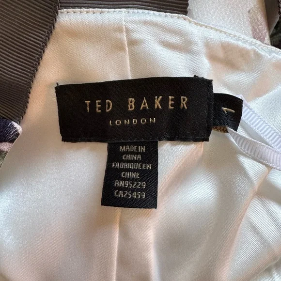 NWT Ted Baker Nanina Neapolitan Print Floral Sheath Dress size 4 - Picture 9 of 17